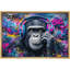 Chimpanzé, casque d'écoute, graffiti-131636495-131636501