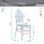 Ensemble de 2 chaises empilables en acrylique-1249037442