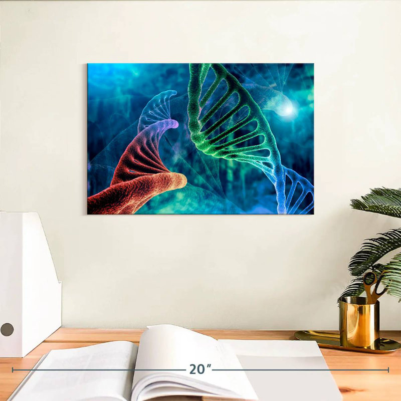 Keiri Two DNA Strands, 8" H x 12" W
