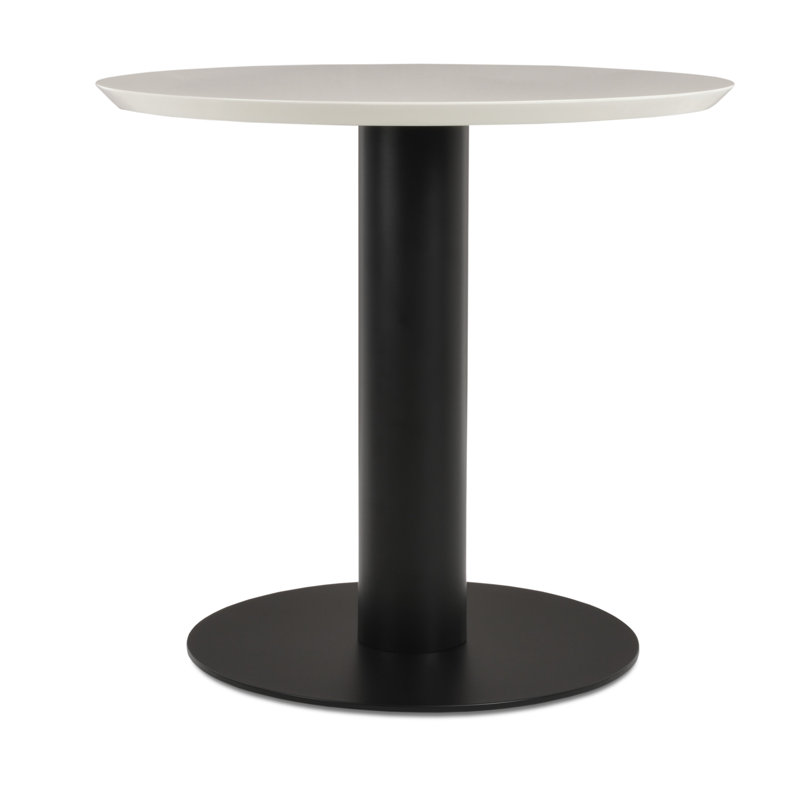 Table ronde Tango, H 29,5 po x l 36 po x L 36 po, Blanc