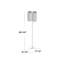 Lampe sur pied 70 po Domic