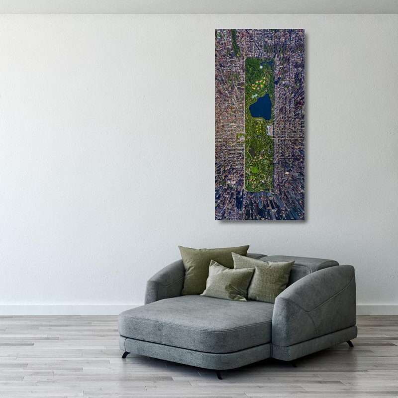 Central Park, 40" H x 19" W