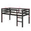 Lit mezzanine simple surélevé avec échelle-2028300185