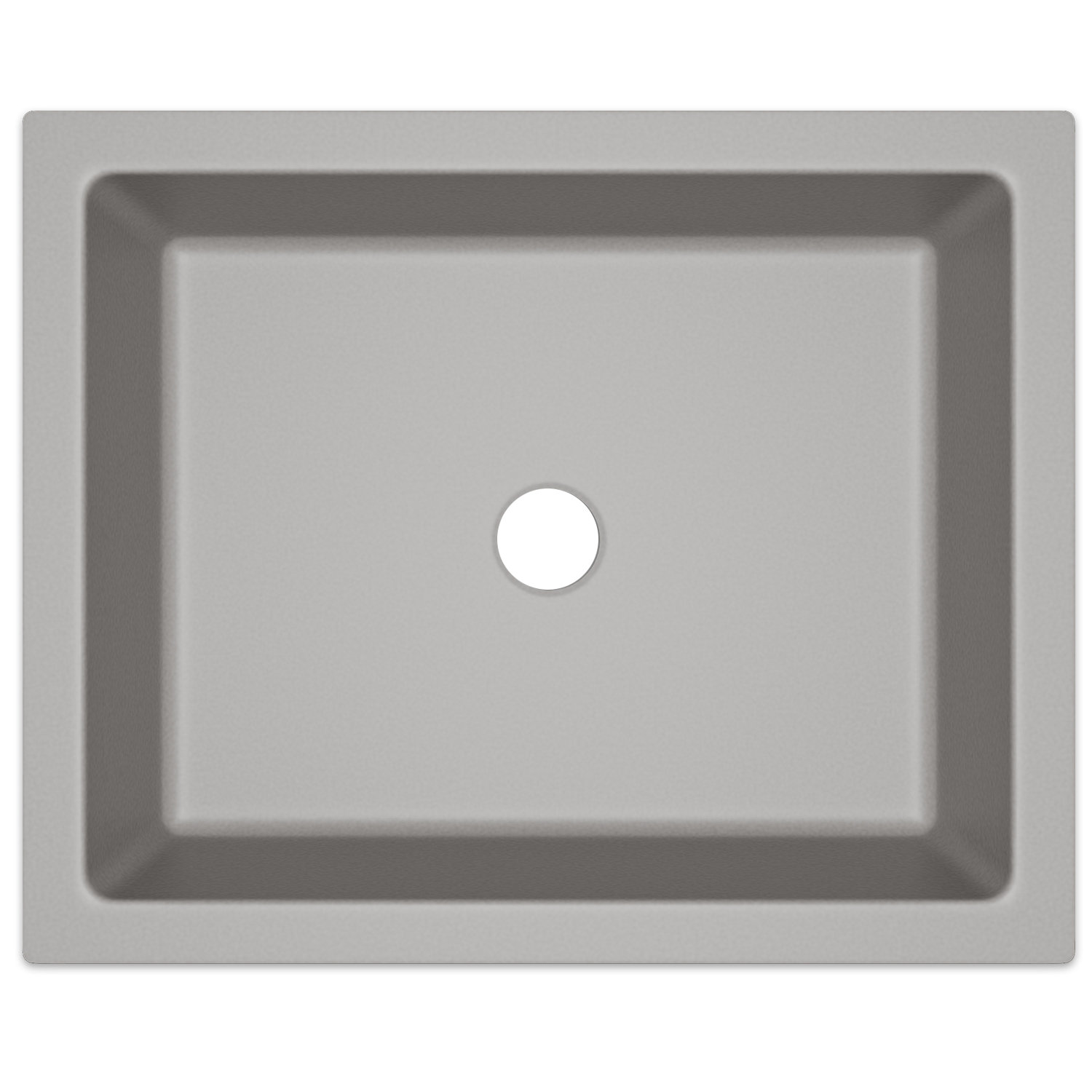 Quartz Composite Vanity Sink, Concrete
