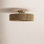 24" 5-Light Semi Flush Mount