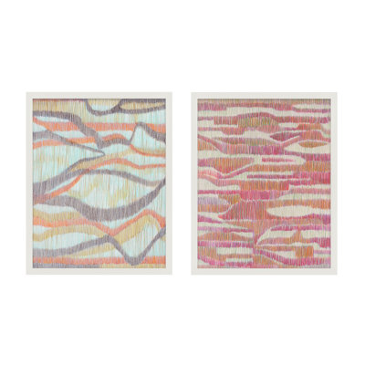 Rhythm & Ripples. Set Of 2 by Jacques Pilon