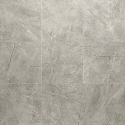Orien 47,24 po X 47,24 po Carrelage mural et de plancher en porcelaine satinée aspect marbre antique (15,49 pieds carrés / caisse)
