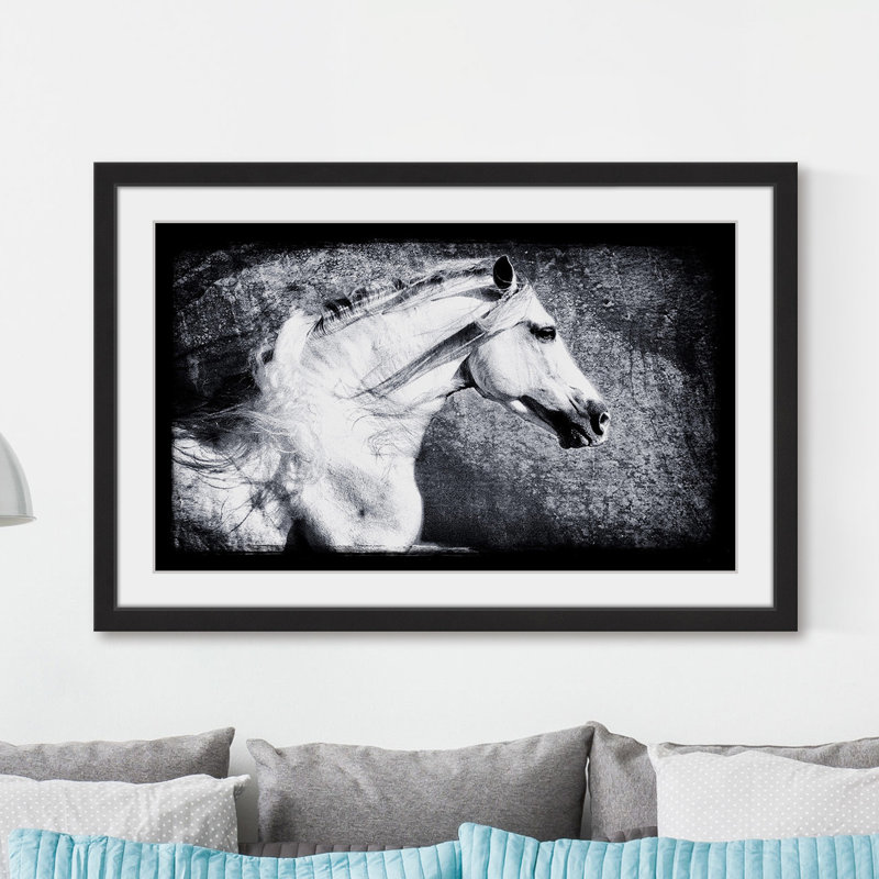 "Andalusian" Framed Print, 24" H x 36" W x 1.5" D