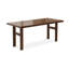 86.61" Light-walnut Rectangular Solid Wood Desk-109691035