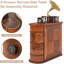 Table de bout étroite en bois massif 10,8 pouces, table de chevet mince à 2 tiroirs entièrement assemblée, table d'appoint rétro pour petits espaces, salon et chambre à coucher