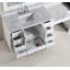 Ensemble de meuble-lavabo de salle de bain double 126 po avec miroir Carrasquillo-1061723096