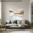 Abstract Canvas Wall Art - Modern Abstract Art Wall Decor for Living Room, Elegant Flowing Pictures Wall Graphics for Bedroom Canvas Artwork, Stretched Pine Frame Wrapped, 20×40 inches-130697538