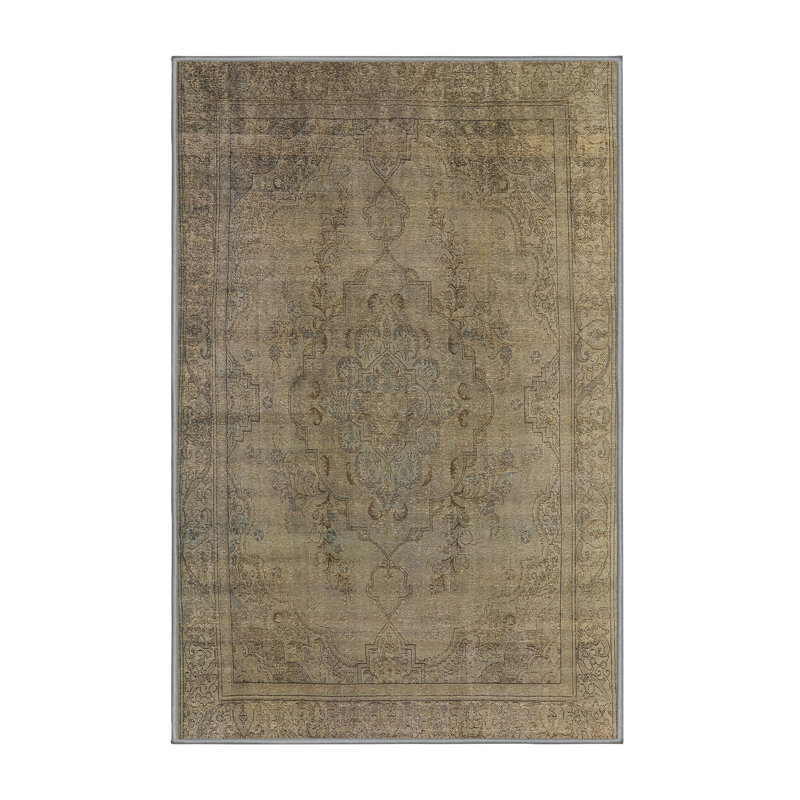 Tapis oriental brun Eshleman, Rectangle 5 pi x 7 pi