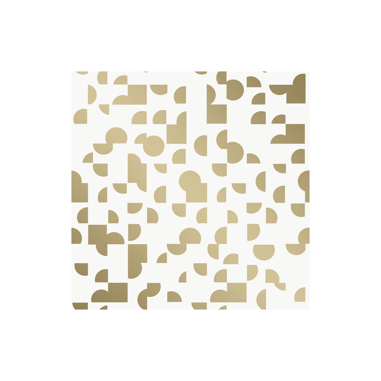 Mod Geo Peel and Stick Wallpaper, Gold
