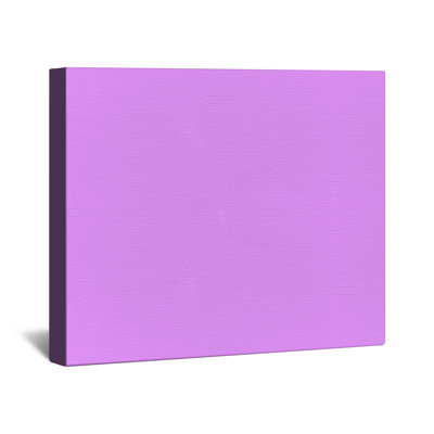 Toile de galerie de couleur unie mauve en plusieurs tailles