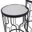Mel Glass Top Frame Nesting Tables