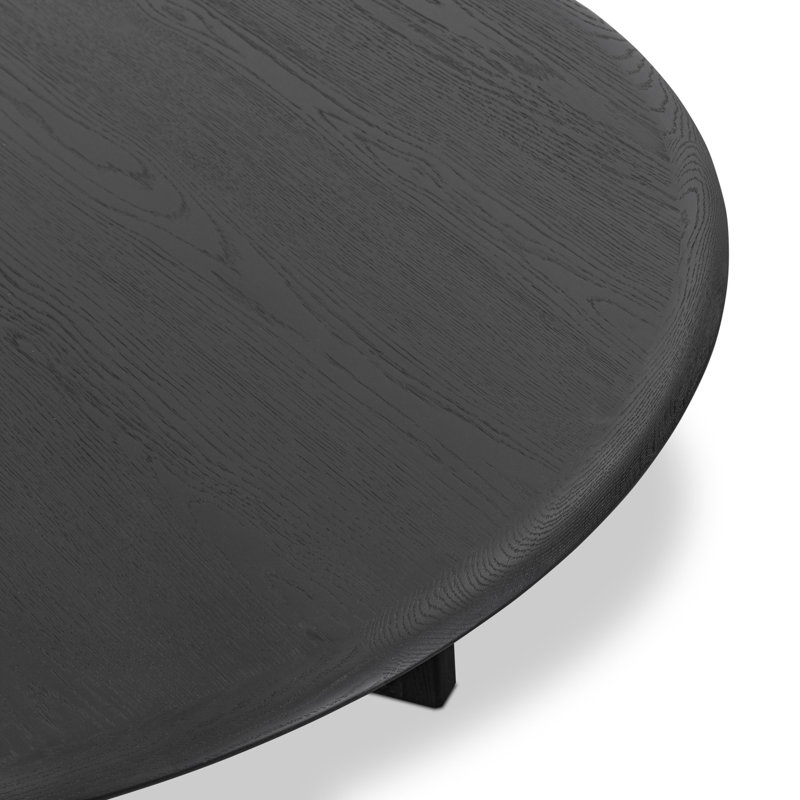 Rosenell Round Coffee Table, Black