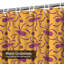 Rideau de douche Happy Halloween Art Autumn Orange avec 12 crochets-127338324