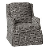Savannah Skirted Swivel Glider