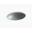 Kohler Whist, Artist Editions Oval Glass Undermount Bathroom Sink-36905209