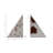 Decorative Leather Cow Print Bookends For Home Decor - Modern Book Ends For Shelf,Office Desk, And Bookshelf Decor Accent - Set Of 2, 7", Ivory & White