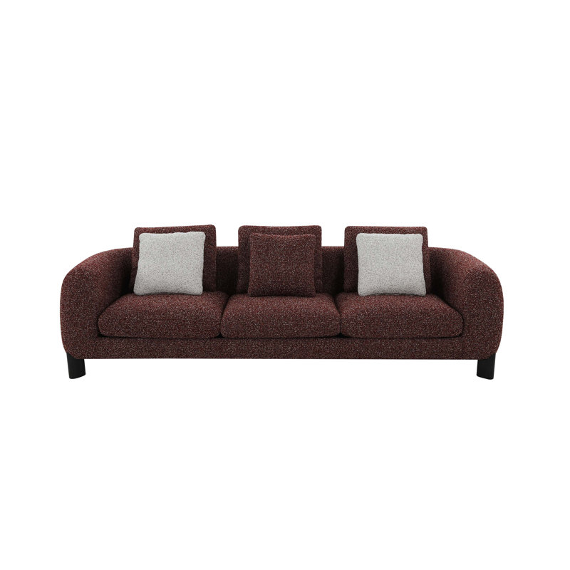 Canapé en tweed Mardi avec 3 coussins