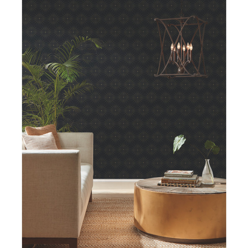 Starlight Abstract Double Roll, Black/Gold