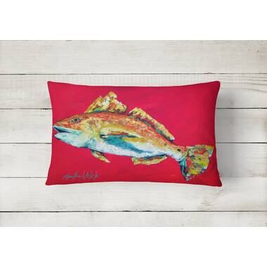 Fish Pillow Covers, Fish Throw Pillow Cases, Fish Outdoor Cushion