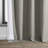 Quint Italian Faux Linen Grommet Room Darkening Curtains for Bedroom & Living Room Curtains - Single Panel Drapes-511531619-511531620