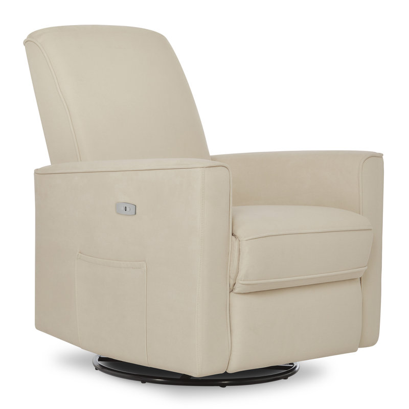 Greenguard Gold Certified Upholstered Swivel Reclining Glider, Shell