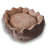 DreamLounge Brown Two-Tone Bolster Lounge Cat Bed
