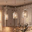 Luminaire suspendu en forme de cloche à 1 lumière Alexa en nickel satiné-383087252-383087251