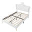 Structure de lit tapissier de taille avec lumières DEL, lit princesse rembourré moderne avec tête de lit couronne-2020412187