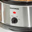 Daewoo Electric Slow Cooker 3.5L Non Stick Bowl Crock Pot w/Lid Stainless Steel