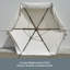 Auvent de remplacement pour parasol 9 pi avec cantonnière turquoise 9 pi 6 po-1406111172