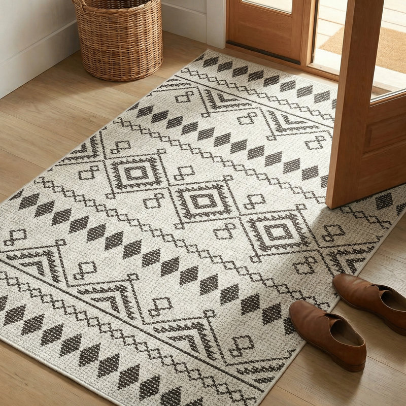 Tapis marocain Thambiah, Rectangle 5 pi 3 po x 7 pi 7 po