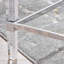 Ultra-Modern Tempered Glass and Acrylic Coffee Table