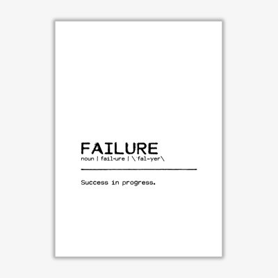 Failure Success - Print