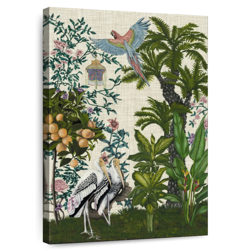 Brampt Paradis Chinoiserie II, H 24 po x l 16 po