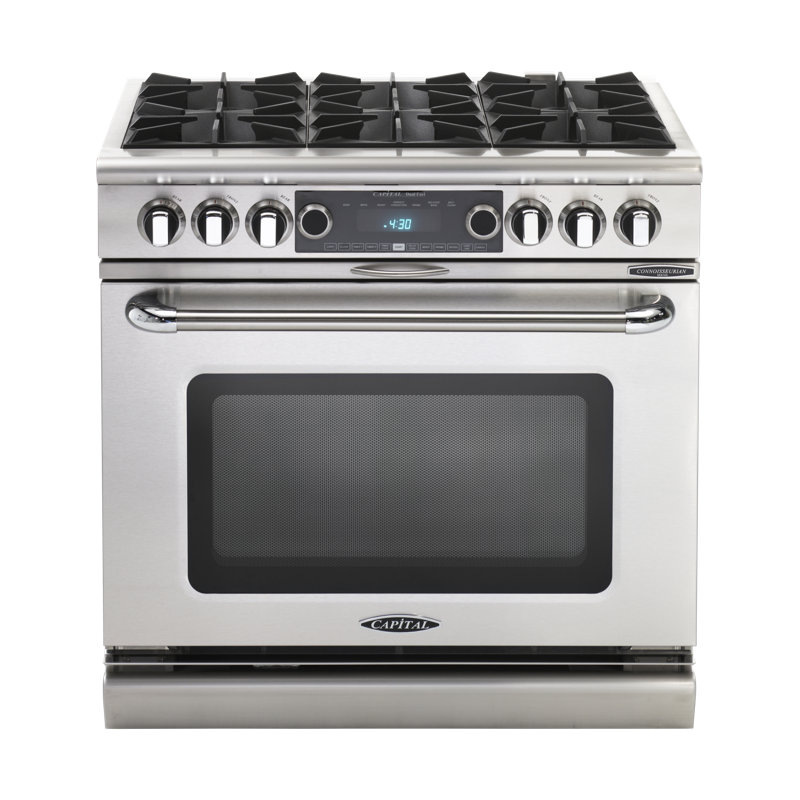 Capital 36" 5.4 Cubic Feet Dual Fuel Free Standing Range, Natural Gas