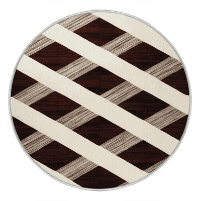 Tapis beige à carreaux lavable à la machine