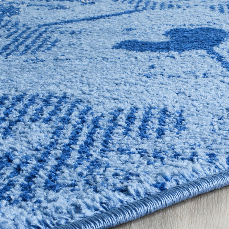Tapis damassé Alonie Performance, Rond 8 pi