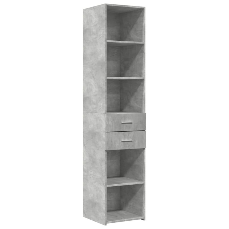Sharrel Highboard, Concrete Grey