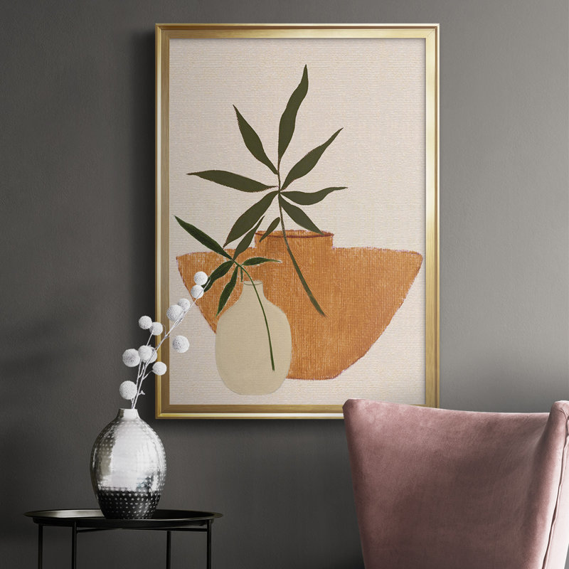 «Santa Fe Still Life II», reproduction de qualité supérieure - prête à être accrochée, Or, H 24,5 po x l 18,5 po x P 1 po