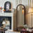 Retro Style Rotating Mirror with Integrated Storage Rack