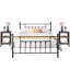 Ensemble de chambre avec lit plateforme 3 pièces Kempst-912887881-921402599