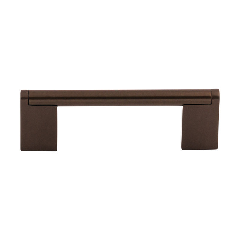 Princetonian Bar Pull, Oiled Rubbed Bronze, 3 3/4" Center to Center