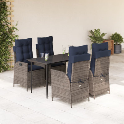 Table rectangulaire 5 pièces Vidaxl
