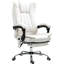 Fauteuil de massage, fauteuil inclinable avec hauteur réglable et repose-pieds