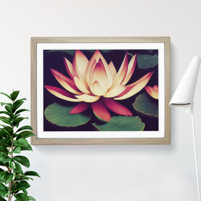 Marvellous Lotus Flower - Single Picture Frame Painting